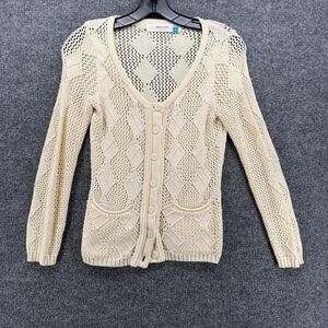 Sparrow Anthropologie Cardigan Womens XS Button up‎ Fairy Cottage Y2K Grannycore